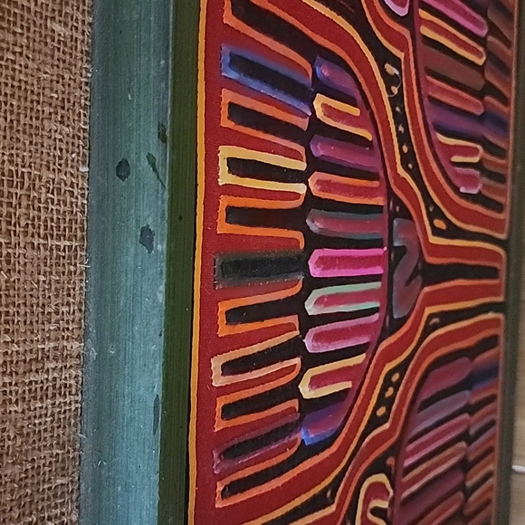 Vintage Rare Mola Beautifully framed possibly panama - Picture 6 of 16